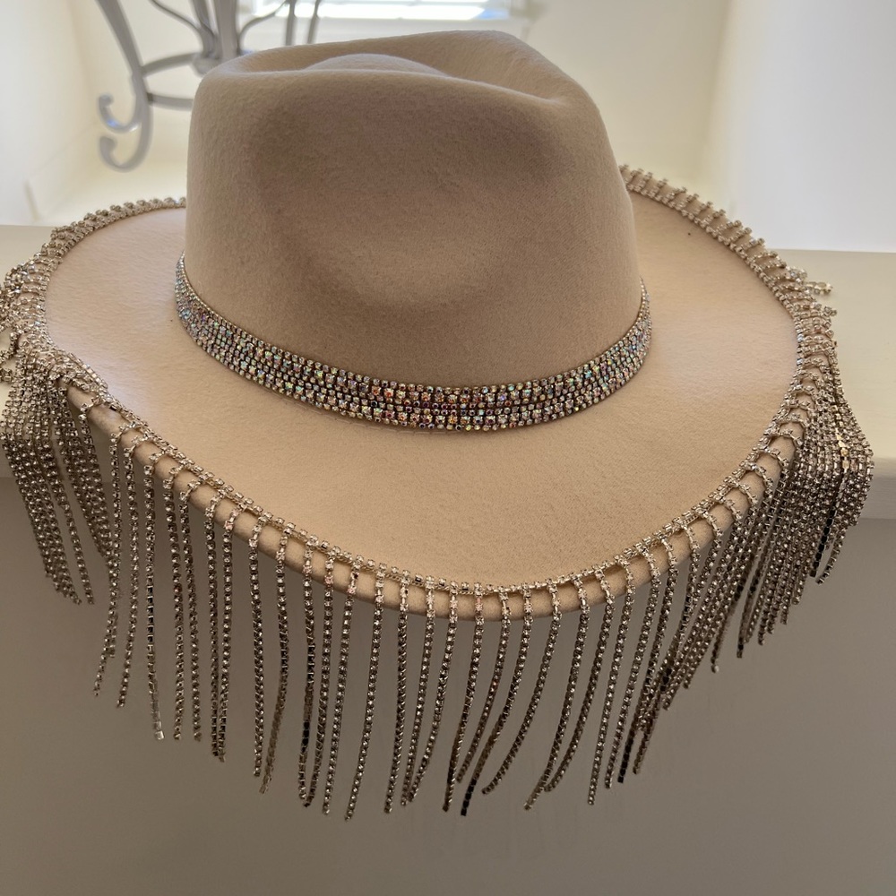 Fun hat! Cowboy and rhinestones